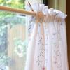 Toyvian Short Cotton Kitchen Blackout Half Curtain view 4