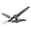 TOPPERFUN Precision Men's Eyebrow Scissors with Stainless Steel Blades and Plastic Handle view 1