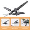 TOPPERFUN Precision Men's Eyebrow Scissors with Stainless Steel Blades and Plastic Handle view 3
