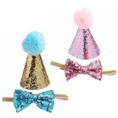 2-Pack Birthday Hats for Dogs