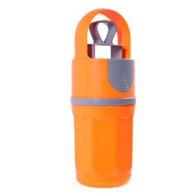 Dog Poop Scoop, 6.5 x 6.5 x 21 cm, Pet Waste Grabber, Bag Dispenser Included, Touch-Free Outdoor Cleaning Tool for Hiking, Camping, Backyard, and Park