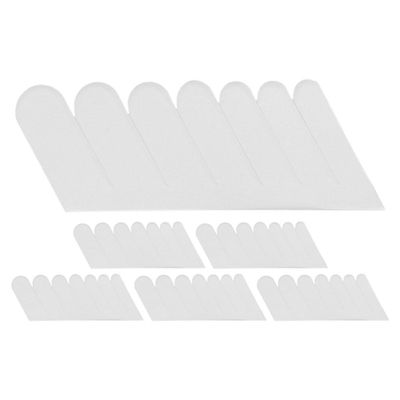 ibasenice Self-Adhesive Silk Nail Stickers, 6 Sheets