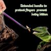 Padivine Stainless Steel Feeding Tongs for Reptiles (2 pcs) - 27 cm Long, Straight and Curved Tweezers for Aquariums and Craft Projects view 2