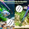 Padivine Stainless Steel Feeding Tongs for Reptiles (2 pcs) - 27 cm Long, Straight and Curved Tweezers for Aquariums and Craft Projects view 3