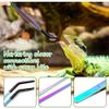 Padivine Stainless Steel Feeding Tongs for Reptiles (2 pcs) - 27 cm Long, Straight and Curved Tweezers for Aquariums and Craft Projects view 4