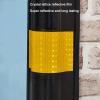 Garage Wall Corner Guard, 0.4-Inch-Thick Rubber, Reflective Strip view 4