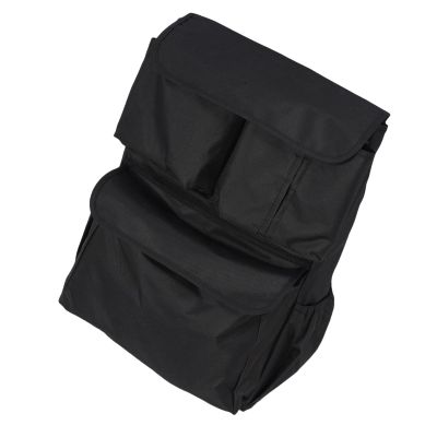 Hamwesh Stroller Organizer, Universal Multifunctional Oxford-Cloth Stroller Caddy with Hanging Bag, Cup Holder, and Multiple Pockets, Black