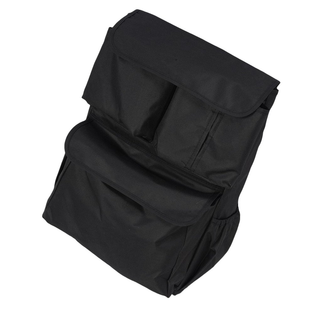 Hamwesh Stroller Organizer, Universal Multifunctional Oxford-Cloth Stroller Caddy with Hanging Bag, Cup Holder, and Multiple Pockets, Black