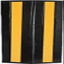 Generic Garage Wall Protection, L-Shaped Corner Guards, Reflective Edge Guards, 40 cm Black-and-Yellow Wall Protectors