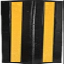 Generic Garage Wall Protection, L-Shaped Corner Guards, Reflective Edge Guards, 40 cm Black-and-Yellow Wall Protectors
