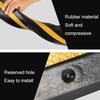 Generic Garage Wall Protection, L-Shaped Corner Guards, Reflective Edge Guards, 40 cm Black-and-Yellow Wall Protectors view 3