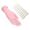 HEATSHAKING Professional Silicone Practice Hand for Nail Design view 1