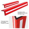 Garage Wall Protector, Reflective L-Shaped Rubber Corner Guards, Blue, 2-Pack (1 cm) view 2