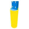 Generic Garage Wall Guard, High-Visibility Warehouse Column Protector, Forklift Impact Guard for Storage Racks, Industrial Pallet Rack Post Protector, Parking Garage Safety (Yellow, 8–10 cm x 50 cm) view 1