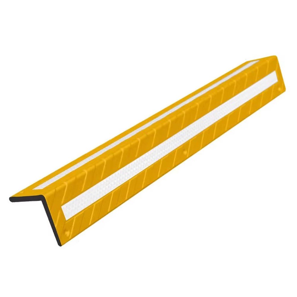 Yellow L-Shaped Rubber Garage Wall & Column Protector