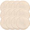 Toyvian 12-Pack Reusable Washable Nursing Pads, Cotton and Polyester, Comfortable and Absorbent view 1