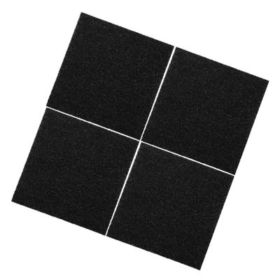 Square Kitchen Waste Bin Replacement Filters, 4-Pack, Cotton Fiber