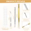 200-Piece Ear Seeds Acupuncture Set with Tweezers and 2 Acupressure Pens view 4