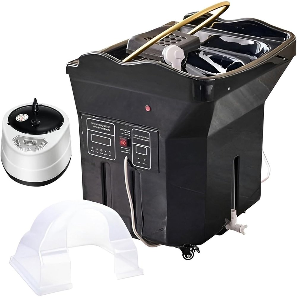 SUYUDD Head Spa Machine with 60-L Tank, Water Circulation, Light Therapy, and Temperature Control