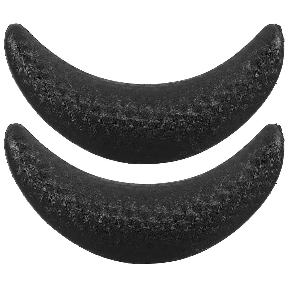 CHICAMPERA 2-Pack Rubber Neck Support Cushions, Classic Crescent Shape, Non-Slip and Comfortable, for Hair Wash Basins at Home or in Professional Salons