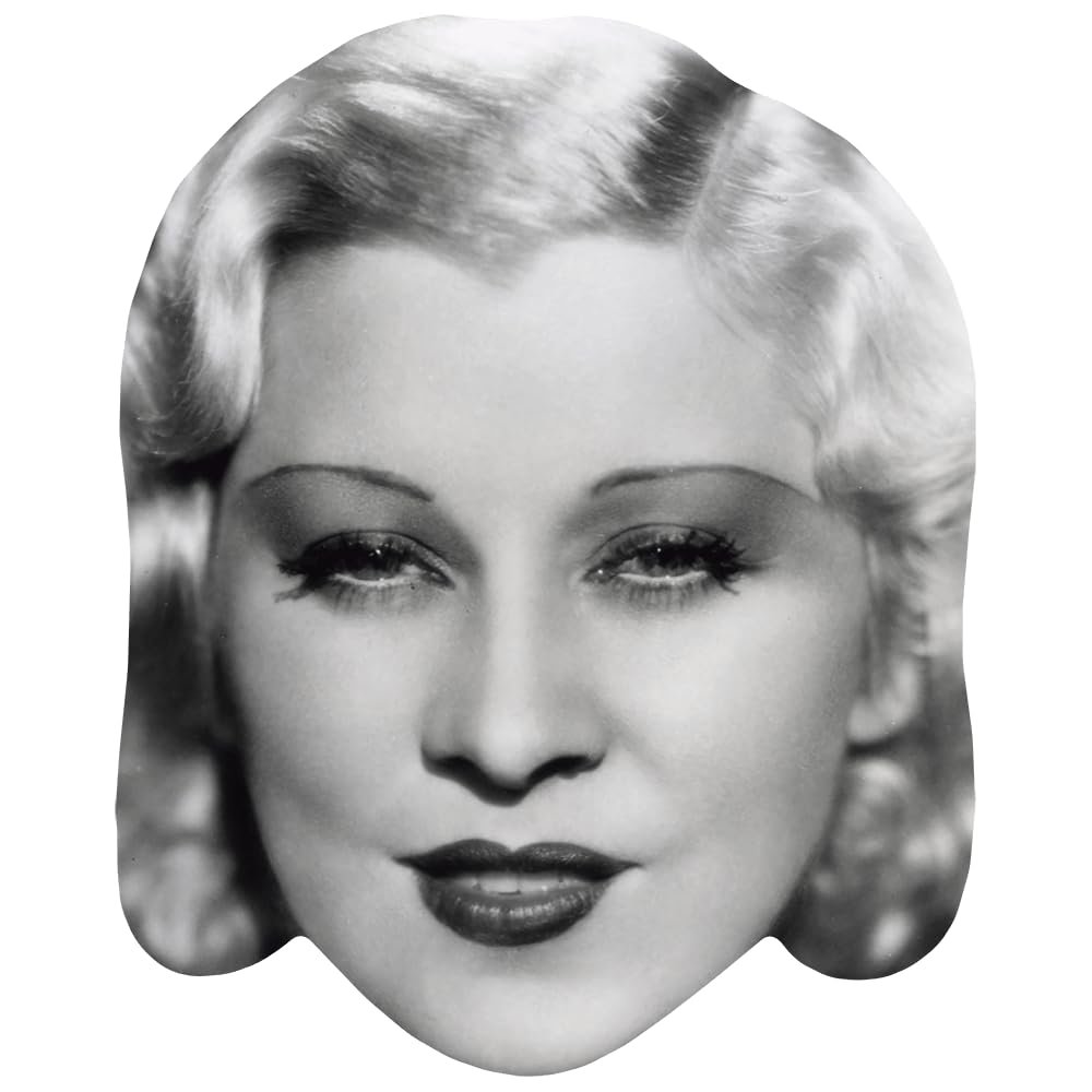 Mary Jane West (1930s) Cardboard Mask