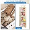 Over-the-Door Toy Storage Bag, Beige view 2