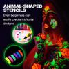 VIOLA HOUSE Neon UV-Reactive Face and Body Paint, Washable, Long-Lasting, Fluorescent Purple, 50 ml/1.69 oz view 4