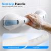Shower Grab Bar Without Drilling, Safety Handle for Shower & Bath, 44.5 cm, 10 cm Suction Cup with Indicator (Green/Red), Non-Slip Grip, Supports up to 240 kg, for Seniors, Pregnant Women & Children view 3