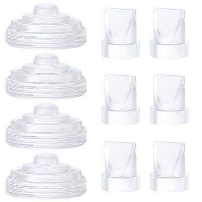 Amexo 10-Piece M5 Breast Pump Replacement Accessories, Duckbill Valves and Silicone Membranes