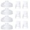 Amexo 10-Piece M5 Breast Pump Replacement Accessories, Duckbill Valves and Silicone Membranes view 1