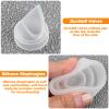 Amexo 10-Piece M5 Breast Pump Replacement Accessories, Duckbill Valves and Silicone Membranes view 2