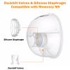 Amexo 10-Piece M5 Breast Pump Replacement Accessories, Duckbill Valves and Silicone Membranes view 3