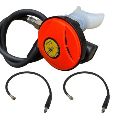 Akfldms Diving Regulator Second Stage 126 Bite Diving Mouthpiece Replacement Hose