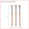 10-Piece Nail Art Brush Set with Spiral Wire Handles view 4