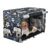 KAAVIYO Floral Elephant Dog and Cat Crate Cover, Waterproof, Indoor/Outdoor view 2
