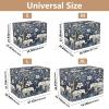 KAAVIYO Floral Elephant Dog and Cat Crate Cover, Waterproof, Indoor/Outdoor view 3