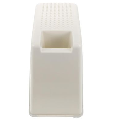 SOESFOUFU Practical Foot Stool for Pedicures, Small White Plastic Stool