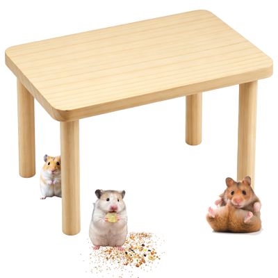 Wooden Hamster Platform on Legs