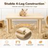 Wooden Hamster Platform on Legs view 3