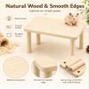 Wooden Hamster Platform on Legs view 4