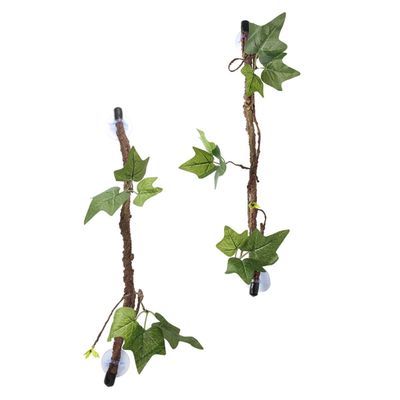 BETOOKY 2-Pack Reptile Climbing Plants