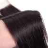 Weeybay Straight Human Hair 4x4 Lace Closure, Free Part, Pre-Bleached Knots, Natural Black #1B, 24 in view 4