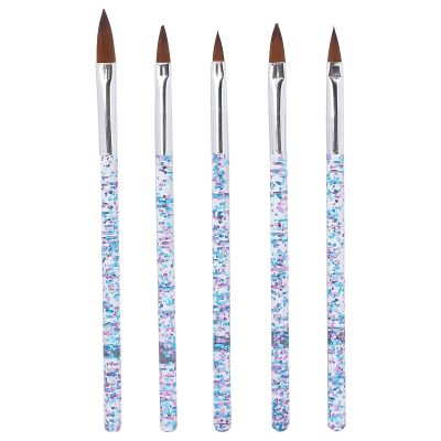 5-Piece Nail Art Painting and Drawing Brush Set
