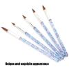 5-Piece Nail Art Painting and Drawing Brush Set view 2