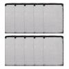 QUARKZMAN Aquarium Filter Bags, Fine Mesh Reusable, 15 x 10 cm (Black, 10 Pack) view 1