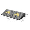 Thick, Wear-Resistant Rubber Threshold Ramp, 100 × 25 × 8 cm view 2