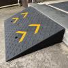 Thick, Wear-Resistant Rubber Threshold Ramp, 100 × 25 × 8 cm view 3
