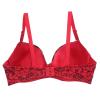Women's Sexy Lace Bra with Front Buttons, Shaping Cups, Adjustable Straps, Large Underwire Bra (Blue, 95D) view 2