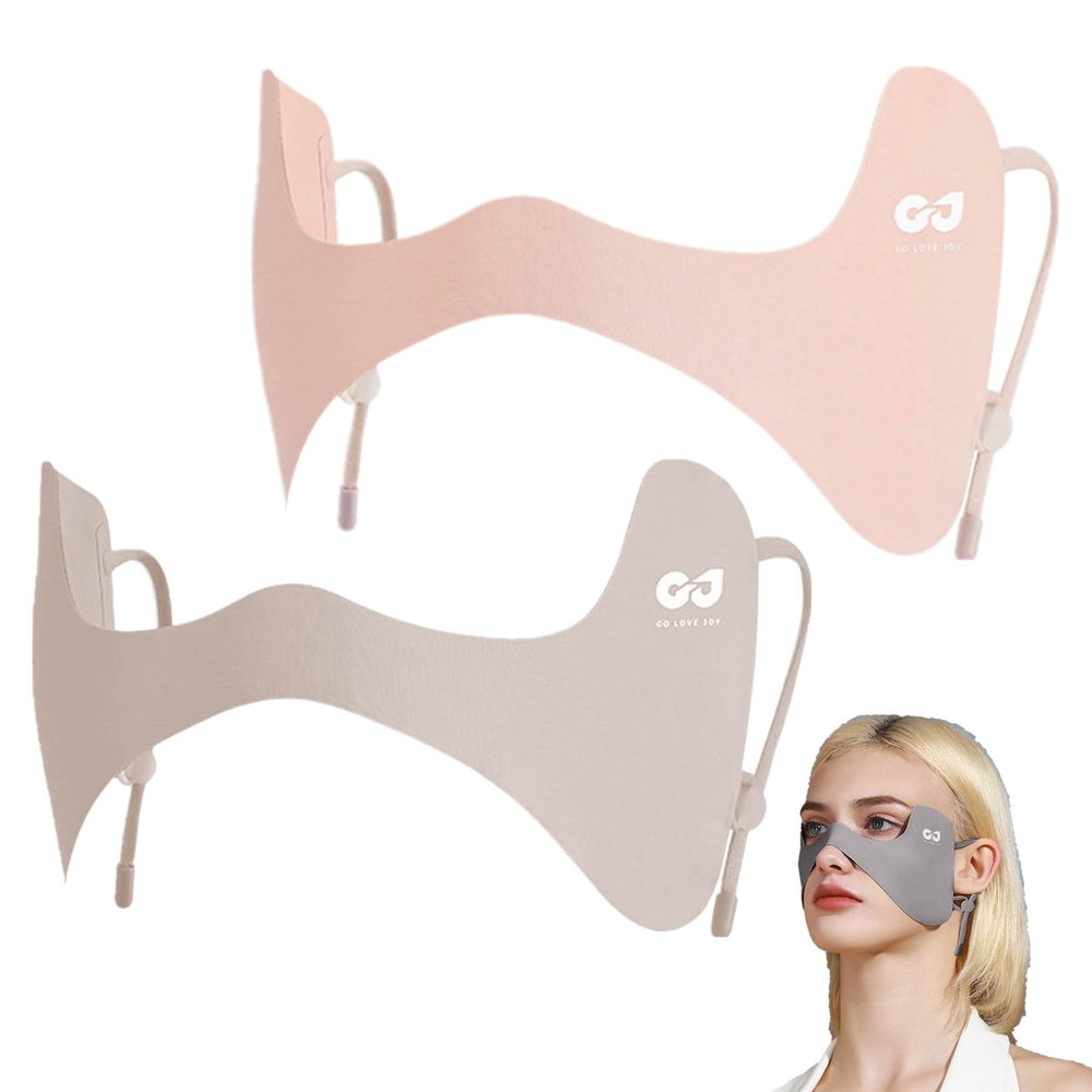 2-Piece Sunscreen Patch Set for Nose and Face, UV Protection for Outdoor Activities (BW+PK)