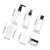 HEATSHAKING Refillable PET Travel Bottle Set with Leak-Proof, Drip-Free Containers and Storage Bag view 2